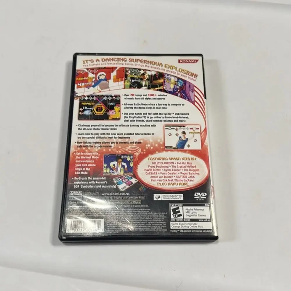 Dance Dance Revolution Super Nova Used Game & Sealed Music CD PlayStation 2 PS2 - Picture 3 of 6